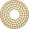 Ekena Millwork Fink Architectural Grade PVC Pierced Ceiling Medallion, Gold, 20"OD x 7 1/4"ID x 1/2"P CMPP20FFSGO - alternate 1